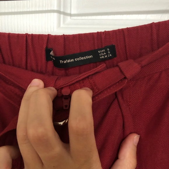 Zara Red Pants - Picture 3 of 4